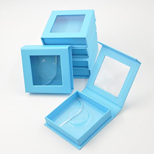 5-100 бр Кутия за опаковане на миглите 25 мм Кутия за мигли Калъф За фалшиви мигли Опаковка Кутии за мигли на Опаковката (Цвят: Style10, Размер: 100 скоростна без лого)