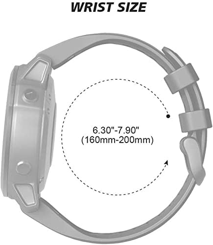 EIDKGD Силикон Быстроразъемный Каишка За Часовник Въжета За Garmin Fenix 7 7X7S Smartwatch Easyfit 20 22 26 мм