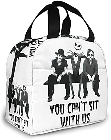 Вие НЕ можете Да Седне С нас Преносима Изолирано Чанта за Обяд Водоустойчива Чанта-Тоут Bento Bag