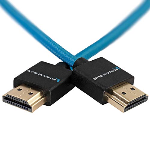 Тънък Прав кабел в оплетке KONDOR Blue 4K Full HDMI вградени монитори, улавяне карти и още много Други