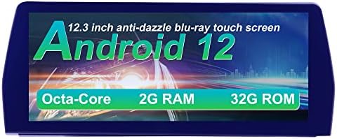 Android 12 Аудио Стерео Автомобилен GPS навигатор за BMW 3 серия 5 E90 E60 със системата iDrive 12,3-инчов Blu-ray Сензорен екран CarPlay (система E60 CIC, Восьмиядерный 2 GB RAM памет И 32 GB ROM)