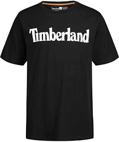 Тениска Timberland Boys с Голямо Кръгло деколте и къс ръкав с графичен дизайн