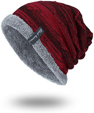 Плета шапка за мъже череп ретро оребрена бейзболни шапки Шапчица да гледате шапка унисекс пуловер на една кука топлинна