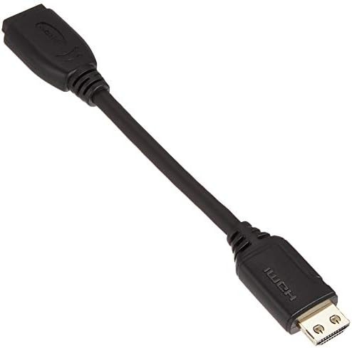 StarTech.com високоскоростен кабел за спестяване на HDMI порт и 6 инча с разделителна способност от 4K 60 Hz - Къс кабел-адаптер