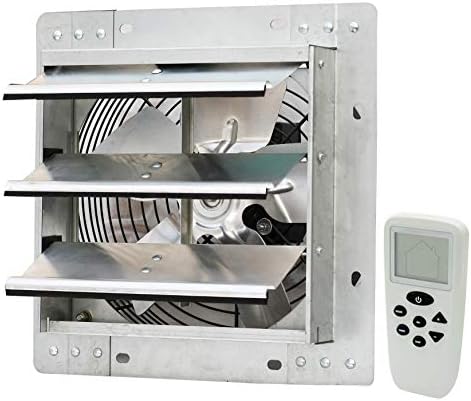 iLiving ILG8SF10VC - 10 Стенен вентилатор с интелигентен дистанционно управление - Термостат, регулатор на влажност, Регулируема скорост - вентилационна (противовакуумна) ка