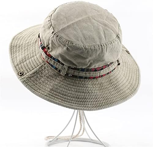 CZDYUF Летните Слънчеви шапки с защита от uv, Дамски Мъжки Памучен панама с цветен модел, плажни шапки с ленти,