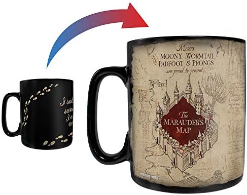 Трансформирующиеся чаши за Хари Потър - Картата е Мародерство - Аз Тържествено се заклевам – Голяма керамична