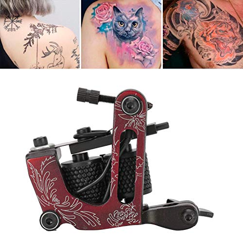 Катушечная татуировка-на пишеща машина с шарени хризантеми, подложка /шейдерный татуировка-пистолет за начинаещи татуировщиков