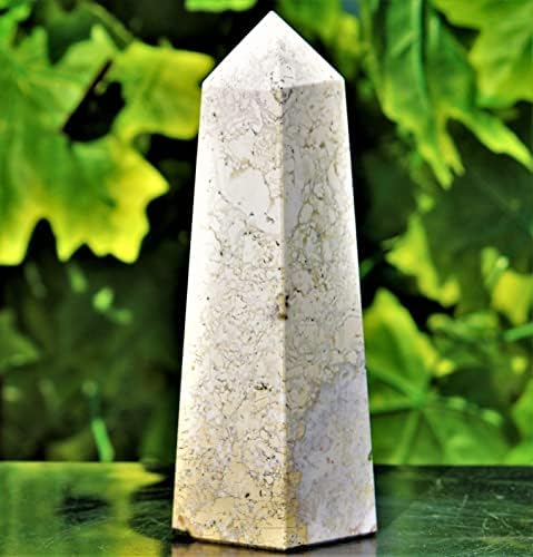 Превъзходен Натурален Полиран Кафяв Кралската Кобра Яспис Кристални Камък 4 Фасетиран Кула Обелиск (180 mm/870