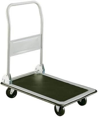 Ръчна количка за превоз на туф Safco Продукти с непрекъснато дръжка - 400 кг. Капацитет-черно прахово Покритие покритие