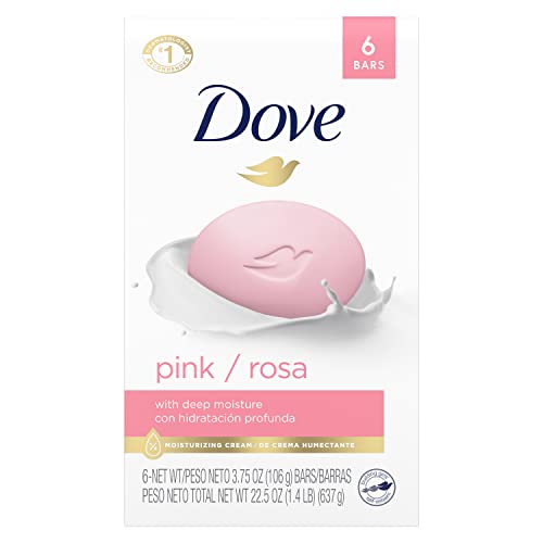 Dove Beauty Bar Нежно почистващо средство за кожата Розов 6 Блокчета Овлажнител за Нежно се грижи за кожата