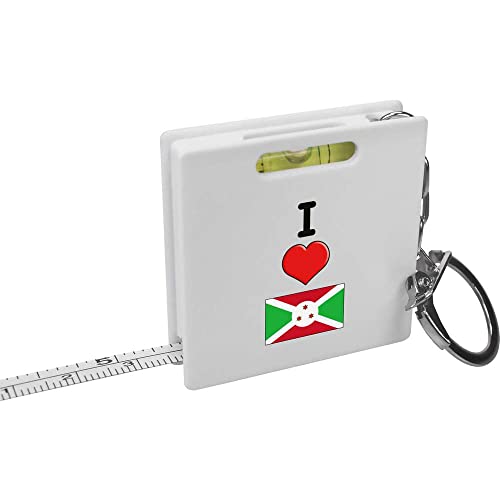 Рулетка за ключове Аз обичам Бурунди /Инструмент за измерване на нивелир (KM00027821)