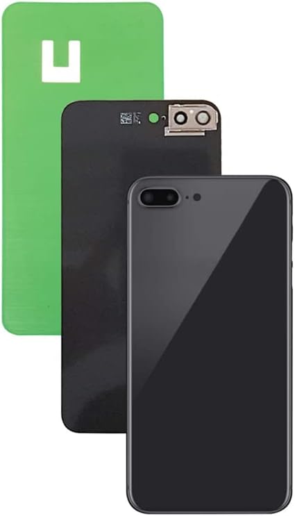 ABUSVEX най-Добрият OEM iPhone Plus 8 Подмяна на задната Стъклен капак на Отделението за батерията и лепило, Вградени Frame камера