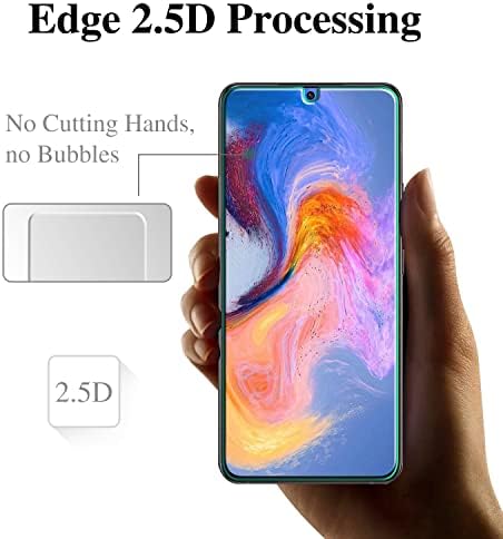 Защитно фолио Pokolan [3 опаковки] за Samsung Galaxy S22 Plus от закалено стъкло 5G, Поддържа четец на пръстови