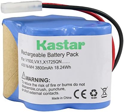 Батерия Kastar V1930 (1 опаковка), Ni-MH 4,8 НА 3800 mah, Замяна за безжичен подметального прахосмукачка Euro