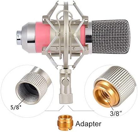 GFDFD Професионален Кондензаторен микрофон За запис в студиото на предаването, Комплект микрофони С Противоударной