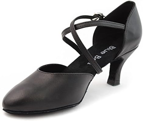 Обувки със звънци Ръчно изработени Дамски Бални обувки конкурси за сватбени, Танцови обувки Tamara на ток 2.5 инча