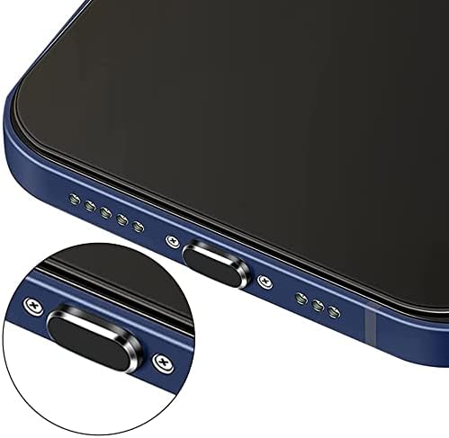 Накрайник за прах за iPhone 13 12 Mini Pro Max 11 iPad AirPods, Senbos 4 бр., Алуминиево покритие за порт за зареждане Lightning,