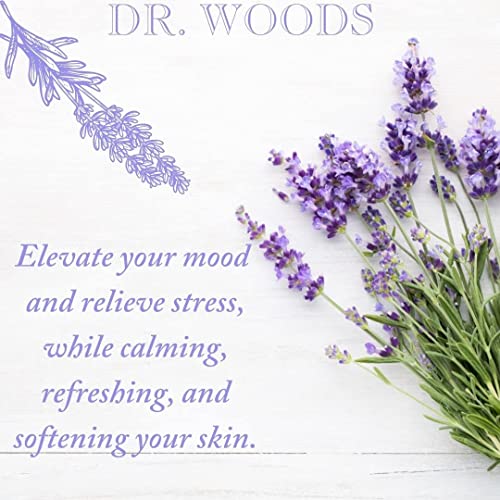 Течен Кастильское сапун Dr. Woods Pure Relaxing Lavender, 32 грама (опаковка от 3 броя)
