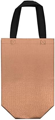 Подаръчни торбички от розово злато - 12 опаковки за Многократна употреба подаръчни торби с дръжки, малки дизайнерски