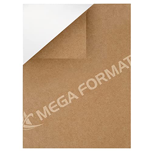 Матиран акрилен лист Mega Format Трайно Гъст покритие от плексиглас за произведения на изкуството, Обложки, прозоречни стъкла и лазерно гравирани 12 x 16 1/8 (3 мм) -1pk