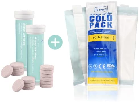 Хапчета Ситцевой соли за вана за след раждането грижа и лопатки за лед, в слабините 12 Опаковки