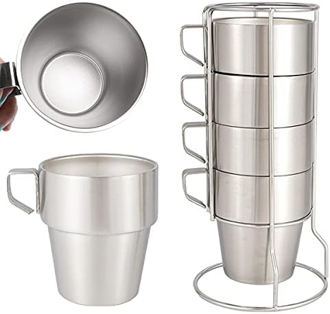 Вакуумно Чаша от неръждаема стомана за къмпинг, Термоизоляционная Кафеена чаша за Пикник, чаша за бира, Чаша за вода,