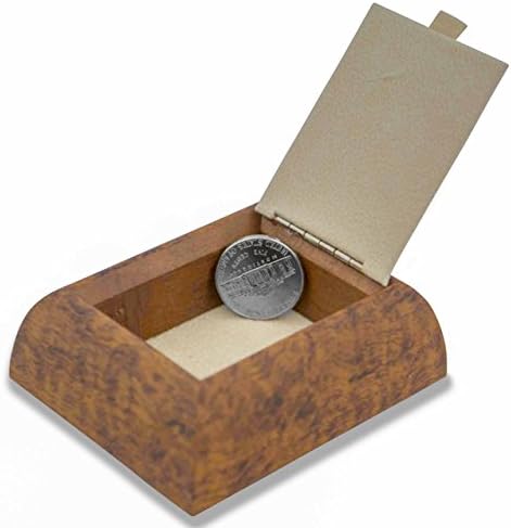 Малка Декоративна Кутия за съхранение на Четок на паметта с табелка на Светеца (Свещеното Сърце на Исус)
