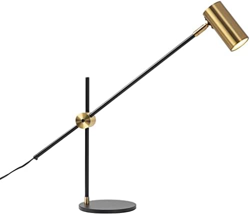 Настолна Лампа от Месинг с покритие DLOETT, Настолна Лампа, Нощна Лампа, Лампа за Четене Лампа за Обучение