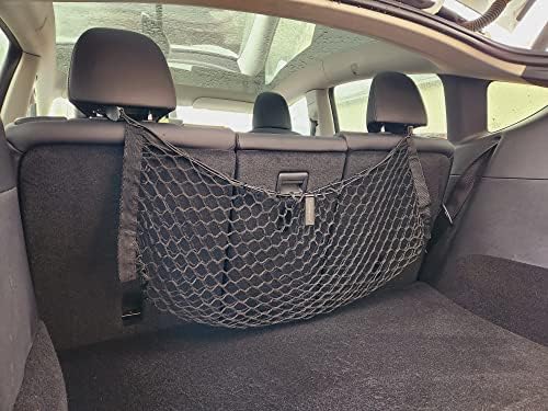Автомобилна Еластична мрежа за багаж в стил плик, Транспортна мрежа е за Tesla Model Y 2020-2023 - Органайзер за багажник