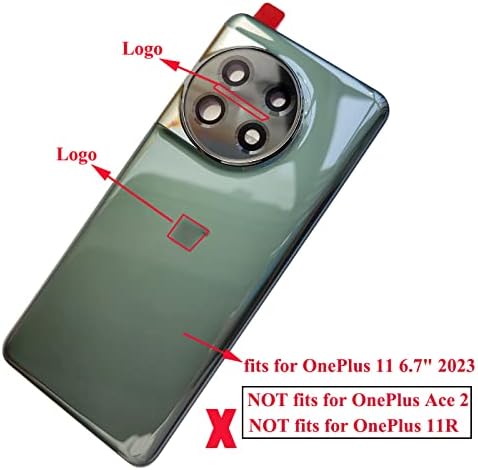 Ubrokeifixit за OnePlus 11 Подмяна на капака на задната стъклена врата за OnePlus 11 PHB110 CPH2449 CPH2447