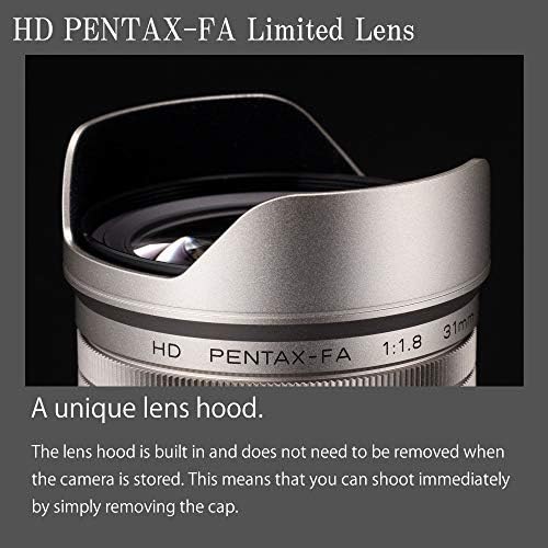 Широкоъгълен обектив Pentax HD 31mmF1.8 Limited Black с ограничен брой лещи [Обектив с голяма бленда F1.8] [високо-производителни HD покритие] [SP-floor] [Бленда кръгла форма] [Корпус от о?