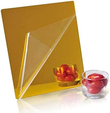 Уникални Златни Огледални Листа от акрил, плексиглас с Дебелина 1/8 инча (3 мм), Лесно режущееся Пластмасови