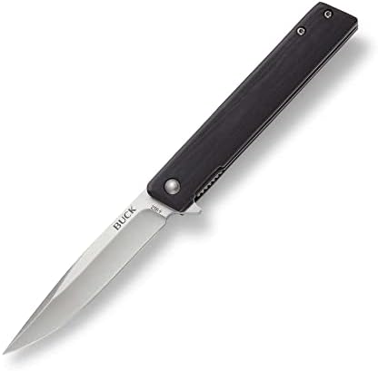Джобен нож Buck Knives 256 Decatur мек Шарикоподшипником Flipper liner четки Lock (кафяв)