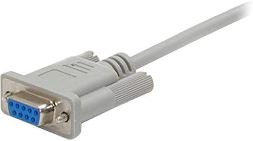 StarTech.com 10-крак Кръстосан кабелна сериен null-модем кабел DB9-DB25 - F/M - Null-модем кабел DB-9 (F) - DB-25 (M)