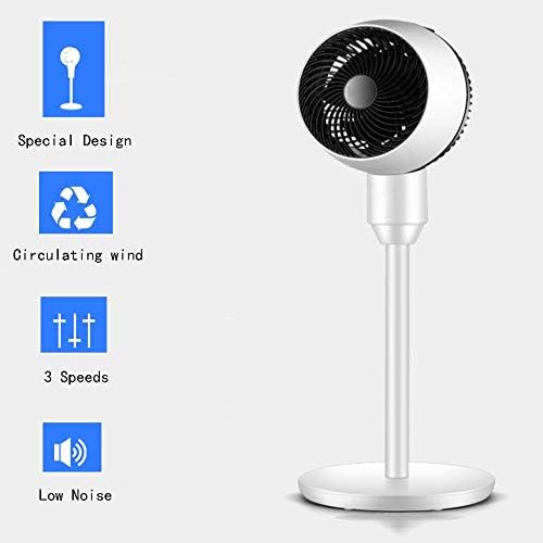 ISOBU LILIANG - Стоящ Кула вентилатор с 3 Скорости на вятъра, Супер Тих Външен Електрически Вентилатор, 3D Осцилиращ Вентилатор, Климатик, Вентилатор на стойка за домашен о?