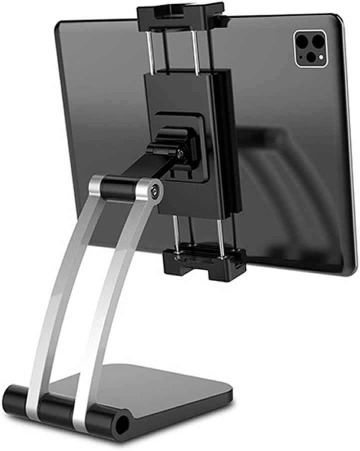 ZJHYXYH Притежателя стойка за таблет Сгъваема Регулируема Въртяща се на 360 ° Тенис на Скоба за мобилен телефон Поддръжка на таблети Телефони (Цвят: D, размер: 1)