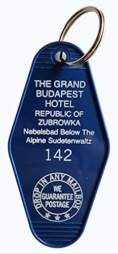 Хотел Grand Budapest Номер 142 Република Zubrivka GBH Ключодържател в стил поп-културата
