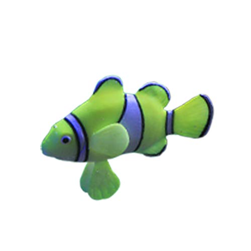 Резервоара риби аквариум озеленяване, декорация дневни моделиране на цветното рибата-клоун може да плува