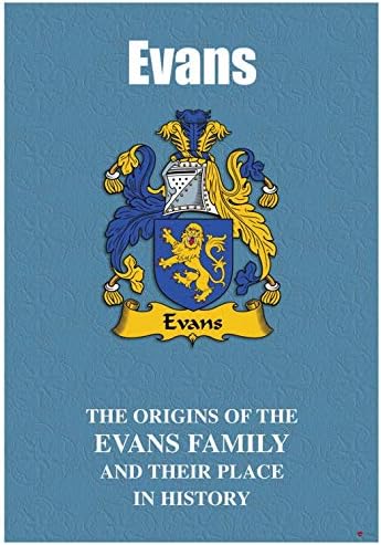 Книжка за историята на английската фамилия I LUV ООД Еванс с кратки исторически факти