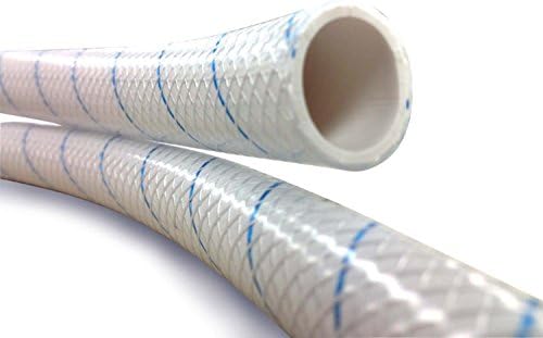 Sierra International Прозрачна бяла PVC тръба, в сила полиестер (син индикатор) 1/2 x 50' 16-164-0126 Прозрачна