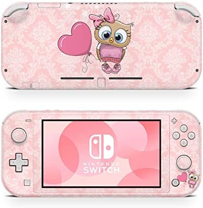Аксесоари ZOOMHITSKINS Pink Switch Lite, Съвместими за Nintendo Switch Lite, Лъскава Розова кожа, Сладък Клубнично