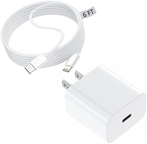 Супер Бързо зарядно устройство за iPhone 【Сертификат Apple Пфи】 20 W за Бързо монтиране на зарядно устройство PD USB Адаптер