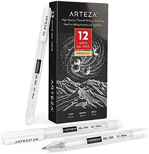 Сиво-Бял Комплект за рисуване ARTEZA с 3 Подложки, Пособия за рисуване за художници, Любители на рисуване и Начинаещи