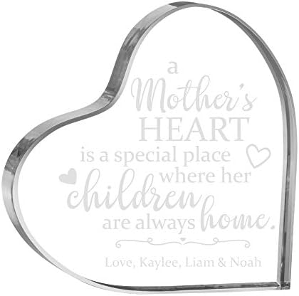 Нека да се създаде в памет на Персонални Акрилни Сърце - Я Специално място - за мама - Декор за дома По поръчка с