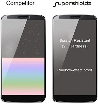 (2 опаковки) Supershieldz е Предназначен за Motorola (Moto E5 Play) и Мото E Play (5-то поколение) Защитен слой от закалено стъкло, не се драска, без мехурчета