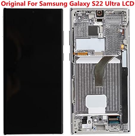 6,8Оригинален за Samsung S22 Ултра Сензорен екран Дигитайзер S22Ultra 5G S908E S908E/DS S908U S908W S908B/DS Подмяна