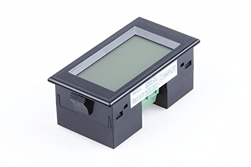 AC 80-500 ЗА LCD ДИСПЛЕЙ на Цифров Волтметър Напрежението Панел Метър Волта Тестер Синя Подсветка (черен корпус)