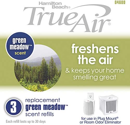 Hamilton Beach TrueAir Освежители за въздух Green Meadow С добавянето на мирис, 3 опаковки (04600)