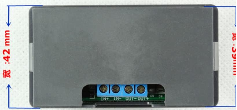 DP20V2A захранване с ЦПУ DC-DC програмируем Модул регулатор на напрежението 0-20 В/2 А, вграден измерител на напрежение